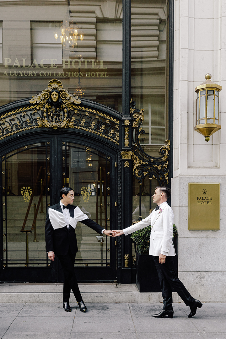 Jade & Nick Palace Hotel, San Francisco Wedding, 2021